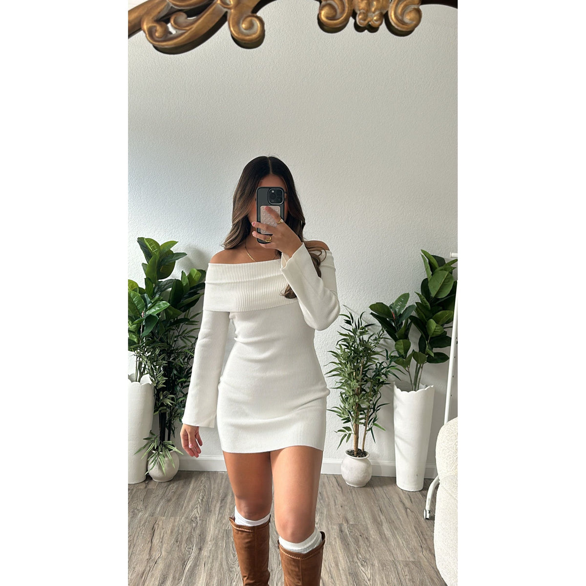 Yoko Mini Off The Shoulder Dress